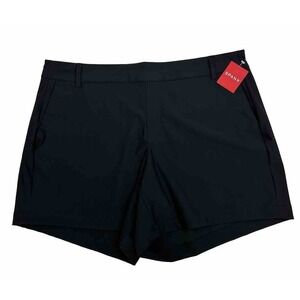 Women's Spanx Sunshine 6" Very Black UPF 50+‎ Stretch Golf Shorts Size XL New